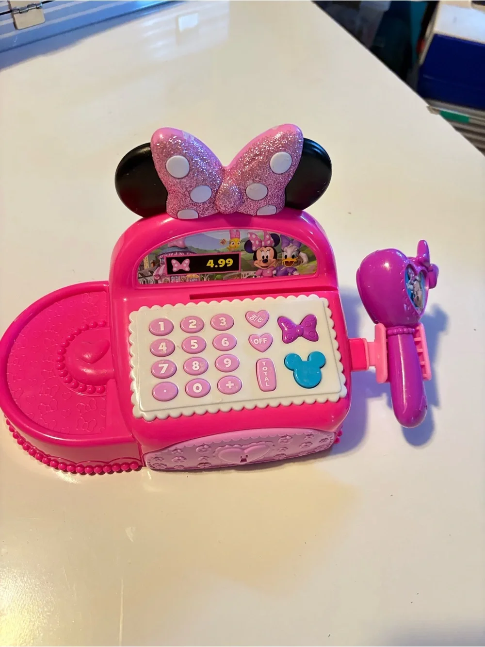 Pink Minnie-Themed Kids Guitar 16